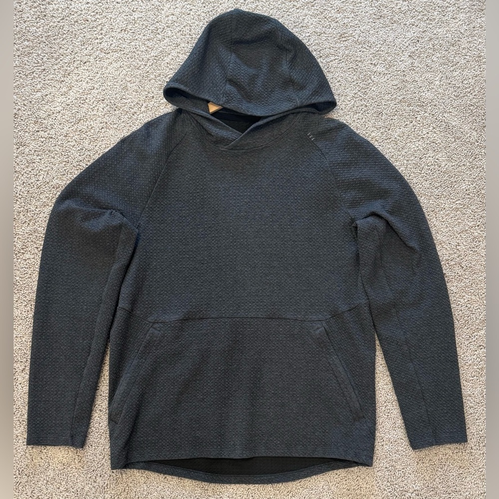Heathered Black Lululemon At Ease Hoodie